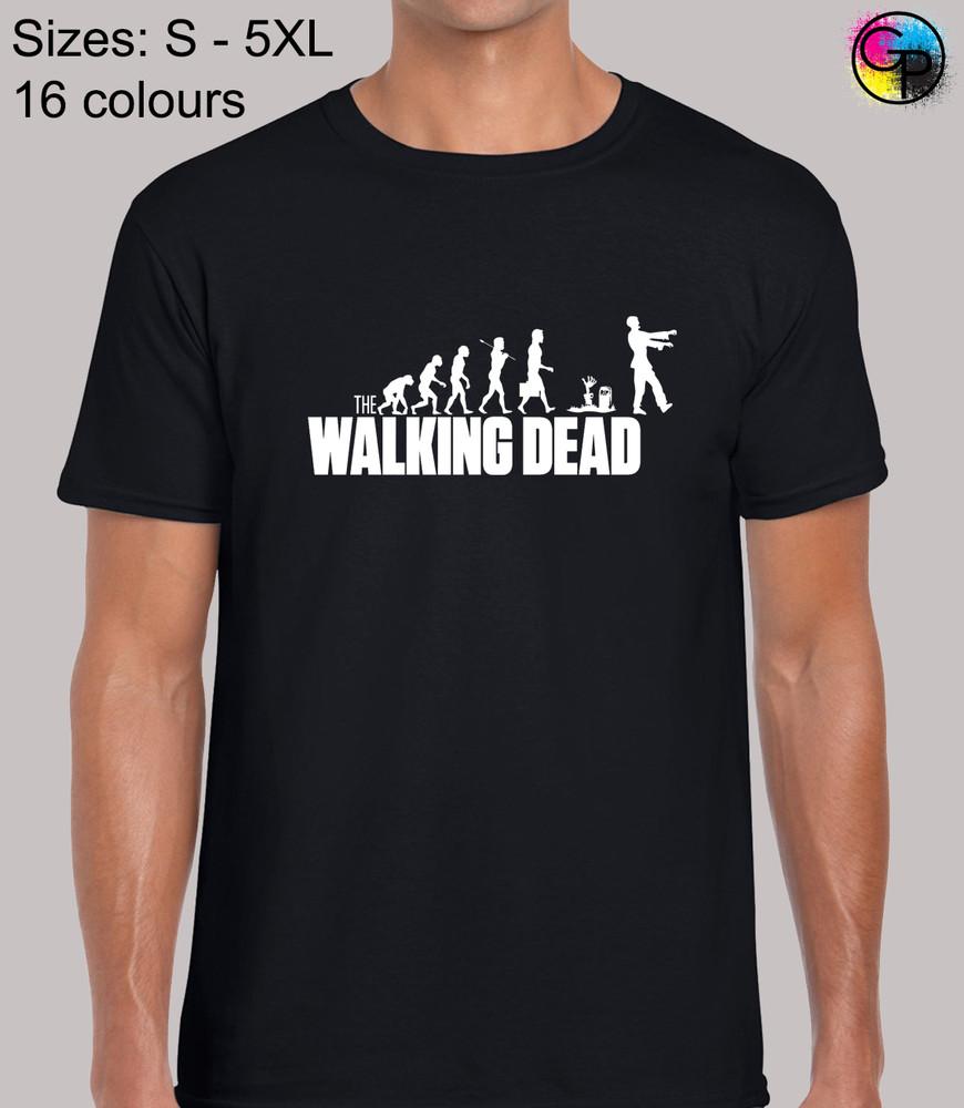 

The Walking Dead Zombie TV Show Inspired Novelty Regular Fit T-Shirt Top for Men 3XL