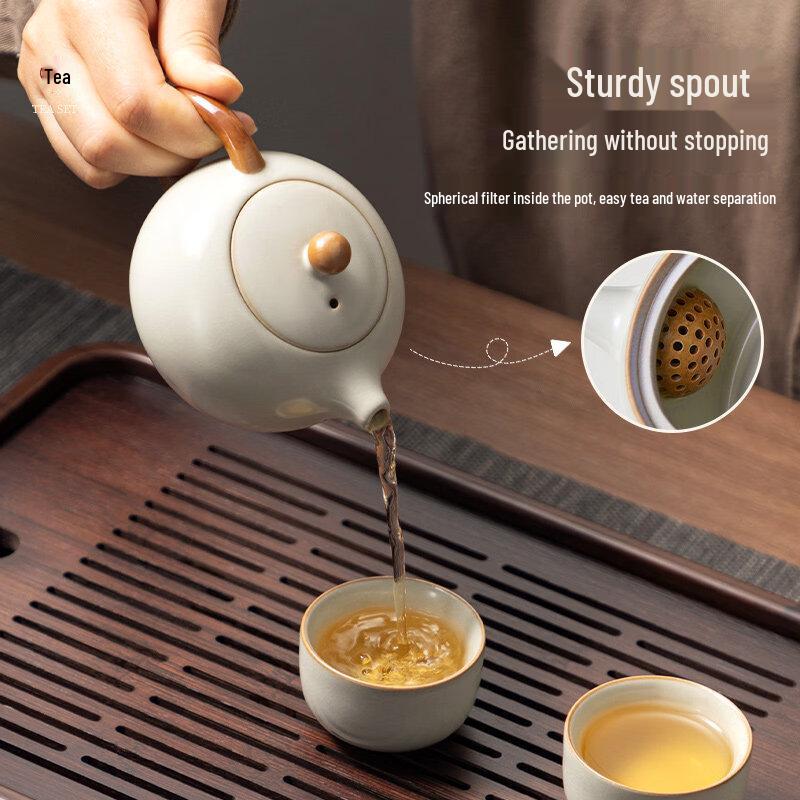 ZISIZ Ru Kiln Ceramic Xishi Teapot