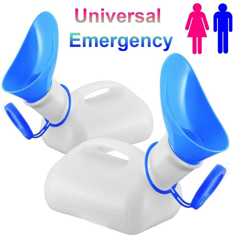 1000ML Urin-Urinale Inkontinenzflaschen Urinflasche Reise Outdoor-Toilette Dringend Unisex