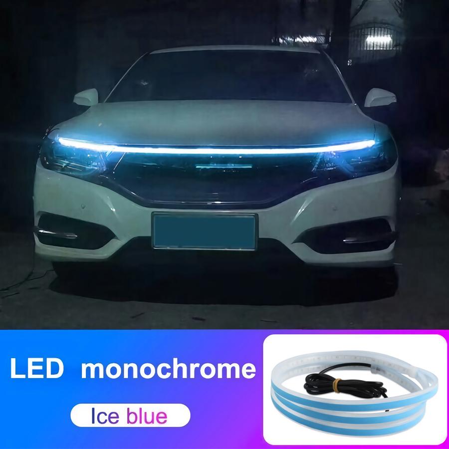 LED Daytime Running Light Strips LED Car Hood Lights DRL Auto Headlight Strip Flexible Waterproof Drl Led Lamp