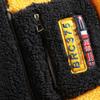 Verdickte, warme Outdoor-Sportjacke mit Farbblockierung für Herren, Übergröße, lässige Winterjacke mit Kapuze