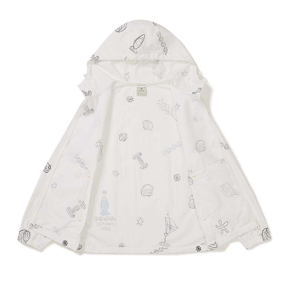 [Snowpeak] [Snow Peak X Hersi] Graphic Windbreaker White (S25MMWWB36)