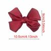 European Fabric Bow Hair Clip for Children - School Style Princess Headwear Accessory