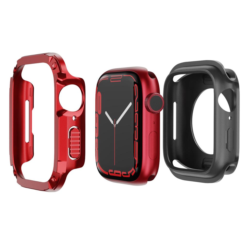 Watch Case Set for Apple Watch Series 11/10 46mm Hard PC+TPU Watch Frame Cover Combo
