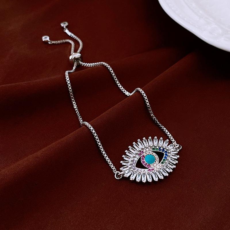 Zircon Flower Simple Niche Bracelet Light Luxury High Sense Fashion Versatile Bracelet Temperament Personalized Jewelry Women