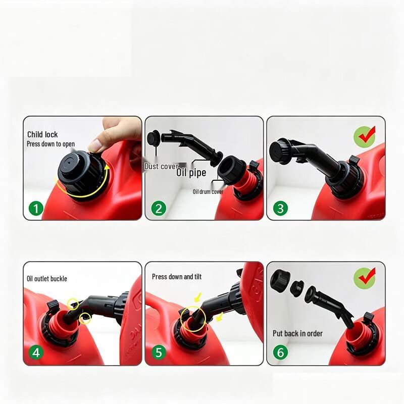 E-Langyan Marine Outboard Motor External Fuel Tank & Accessories