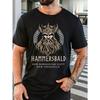 European Sizes God of Impatience T-Shirt - Spanish/English Name Design, Iconic Character Print, Bohemian Style Round Neck Short Sleeve Tee