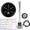 Waterproof 52mm Car Boat Fuel Gauge with 8 Colors Backlight for 0~190 Ohm Fuel Level Sensor for Boat Car Truck RV Customized
