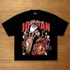 Michael Jordan Grahich Tshirt Design Black Tee PNG (Digital Download)
