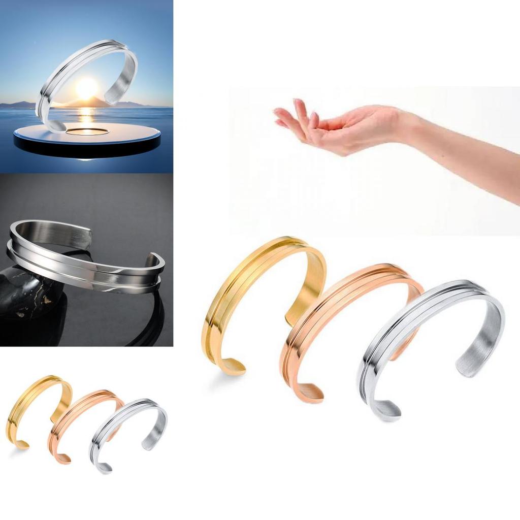 Spring 2024 Fashion Trendy Circle Rhombus Mobius Alloy Hair Bracelet For Women