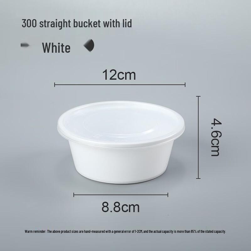 Yueyong Disposable Round Plastic Food Containers with Lids