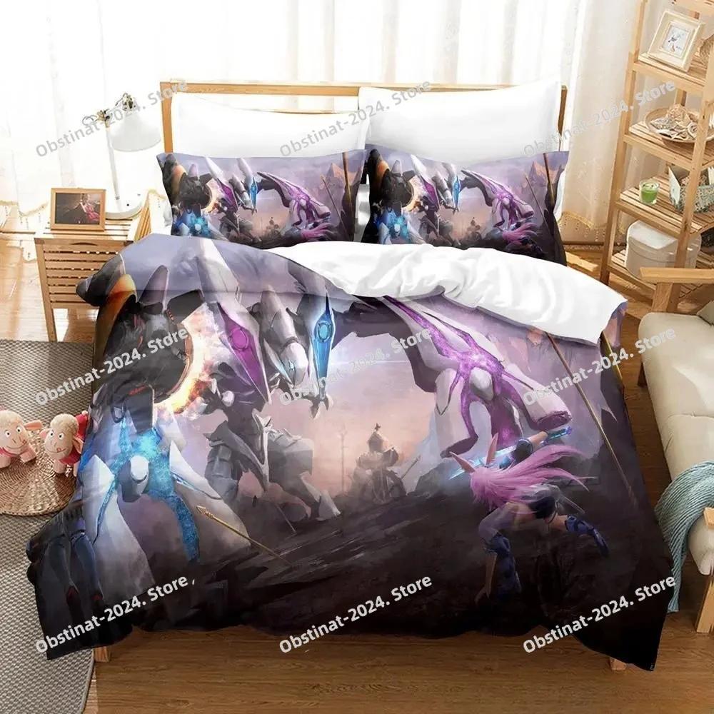New 3d Anime Honkai Impact 3rd Bedding Set Print With Pillowcase Bed Duvet Cover Soft Single Double Queen Super King Size