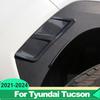 For Hyundai Tucson NX4    2024 Hybrid Car Body Front Rear Wheel Side Cover Trim Modification Exterior Accessories