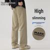 Mark Fairwhale Men's Straight-Leg Terry Lined Casual Pants