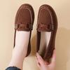 Spring and summer new soft-soled, anti-slip, flat-bottomed, breathable and casual mom leather shoes, single shoes and loafers