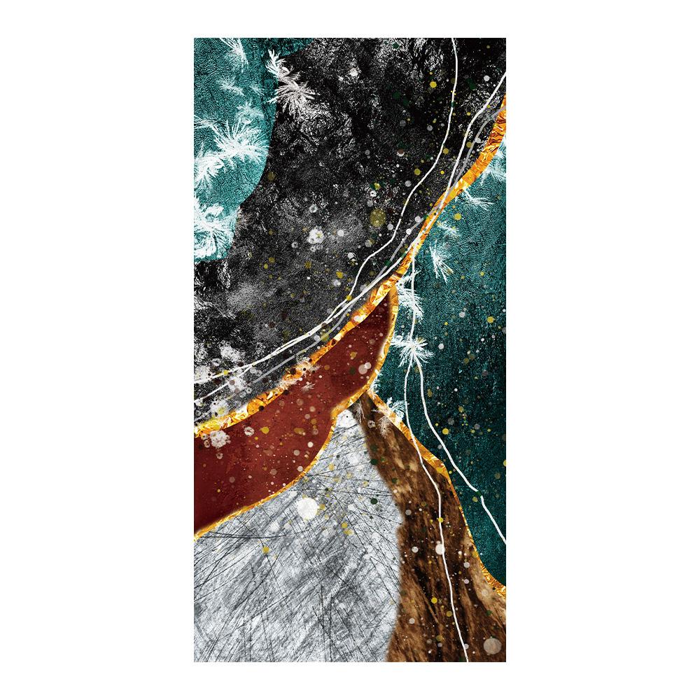 

Абстракция Зеленый Красный Холст Искусство Мода Ins Плакат Поп Принт Декор Cuadros Decoracion Dormitorio Современная Яркая Настенная Живопись 50x100cm