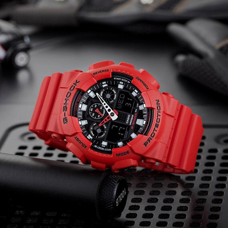 ZEGAREK MĘSKI CASIO G-SHOCK GA-100B-4AER (zd135d) + CAJA