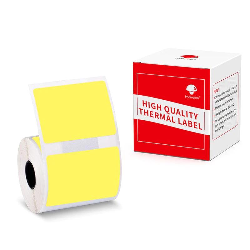 

Phomemo Square Color Label Paper, 40x30mm, Compatible with M110/M120/M200/M220, One Roll