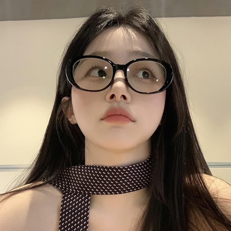 New Unisex Round Polygon Glasses for Men Women Pc Frame Glasses Plain Glasses Nearsighted Oval Eyewear Glasses -1.0 -2.5 -2