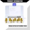 Outer Universal Spark Plug Thread Repair Tools Set with M12x1.25 Inner Thread Inser and M14x1.25 Tap/Engine Repair Tools/Durable/Gold Tone