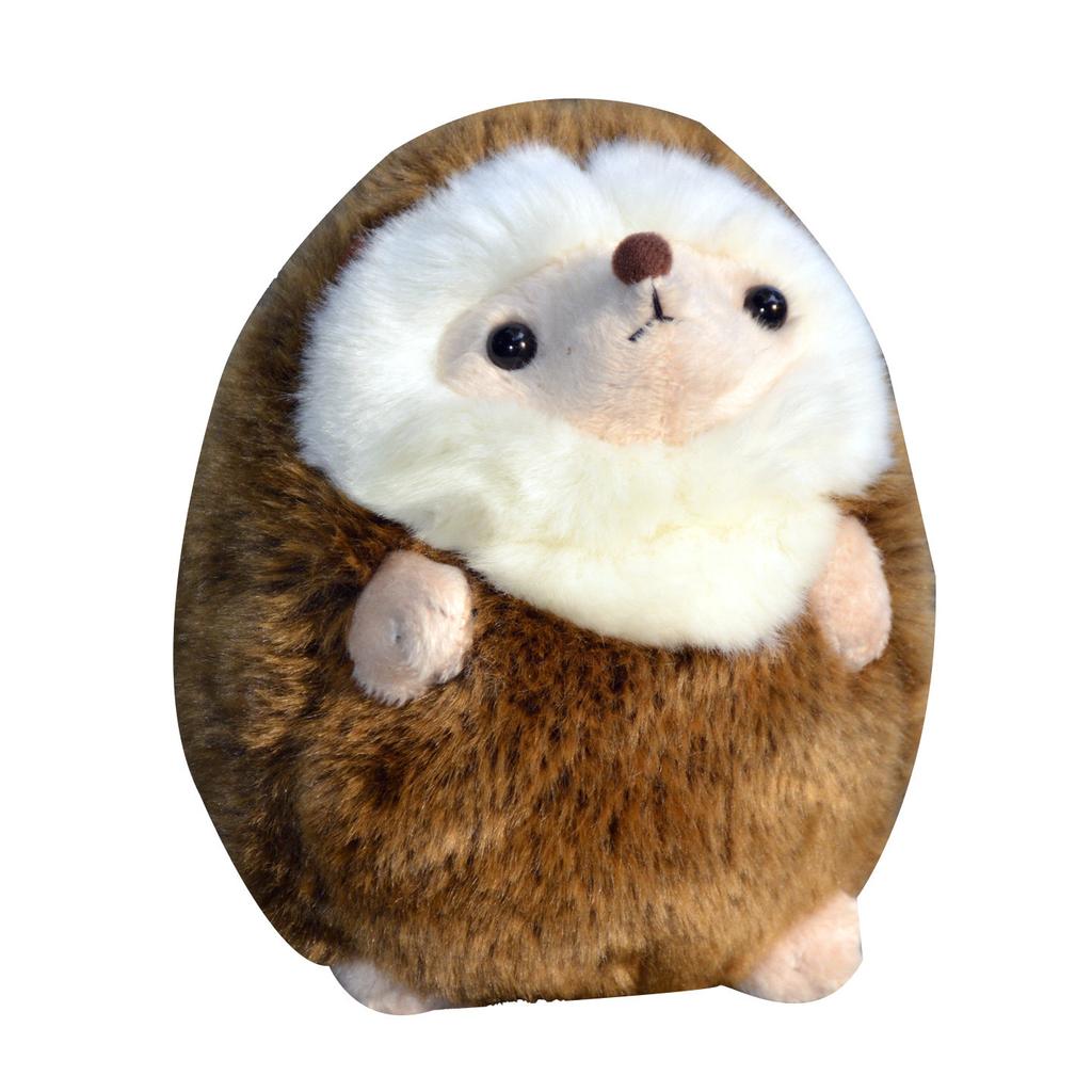 H17Cm Cute Realistic Hedgehog Plush Toy Chubby Hedgehog Plushie Stress Relief Toy Kids Girl Birthday Gift
