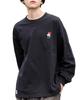 WEGO VISION Bear Long Sleeve Size Gift Men's Custom-Made One-Point T-Shirt, M, Black, Streetwear, Fall/Winter Clothing,