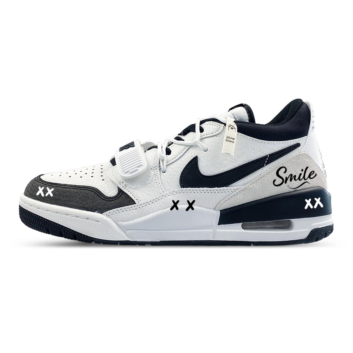 

Jordan Legacy 312 Low top Vintage Basketball Shoes Men s Black White HV1811-101(Team47-312) 46