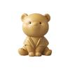 Solid Wood Bear Figurines Engrave Miniatures for Living Room Creative Ornaments Art Luxury Sculptures Interior Decorations