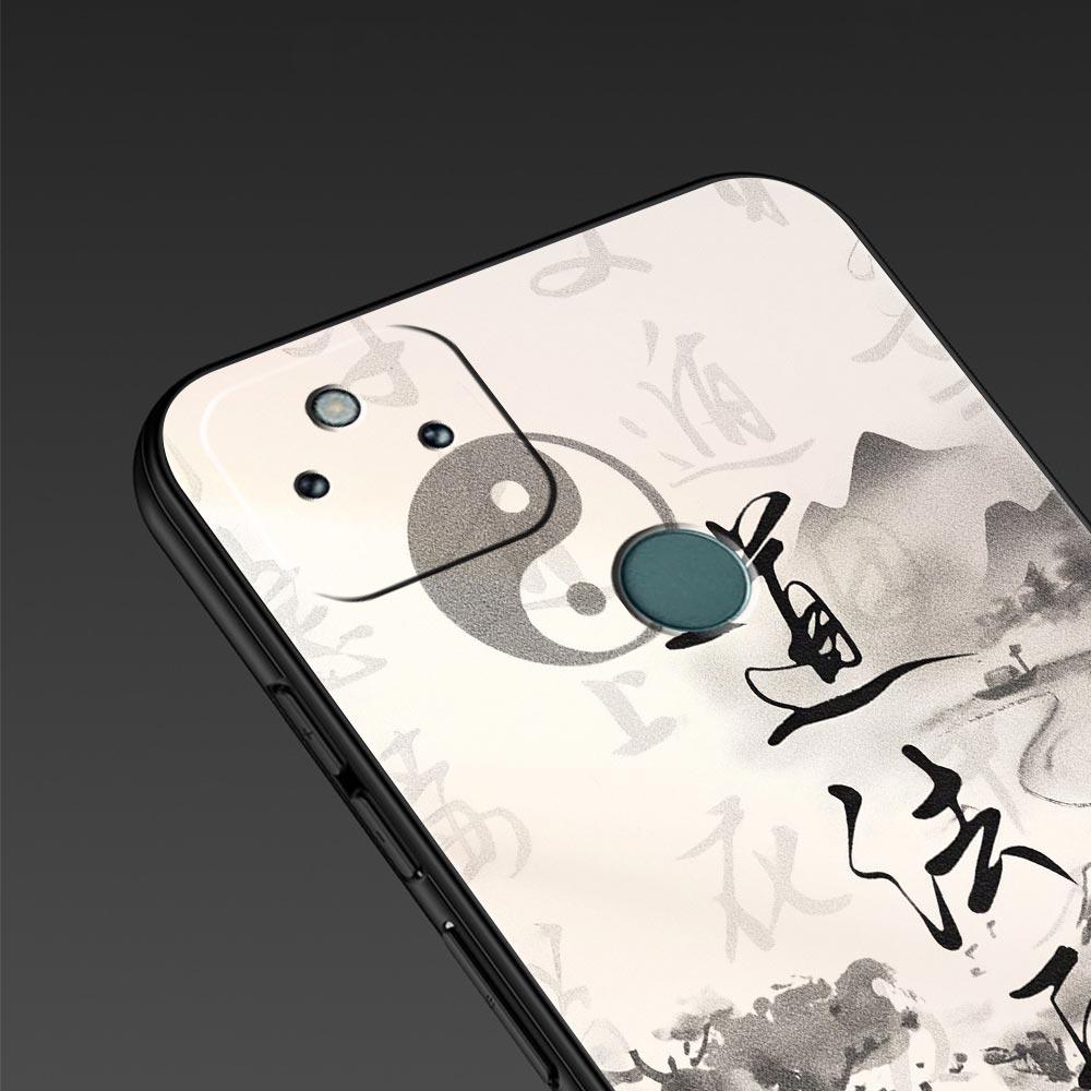 Chinese Words Catchphrase Free Trend Phone Case Cover for Google Pixel 10 9 8 7 6 9A 8A 7A 6A Pro Shockproof Soft TPU 10 Pro XL