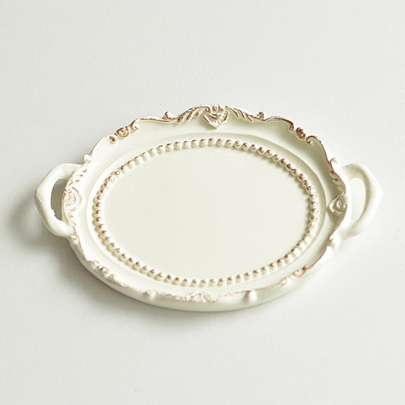 

Декоративная тарелка для ювелирных изделий, скандинавское ожерелье, серьги, лоток для хранения реквизита для фотографий, поднос для демонстрации ювелирных изделий, эстетический декор для комнаты, аксессуары бежевый