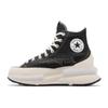 Run Star Legacy CX Vintage Leather High Top Espadrilles Unisex Black