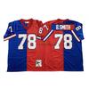 Retro Buffalo Bills Football Jersey Mens Short Sleeve Cotton Blend Sports Tee Vintage Style
