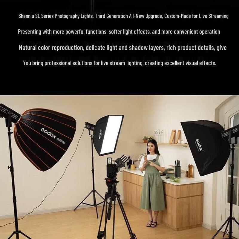 Godox SL200IIIBi Bi-Color LED Video Light Dual Kit