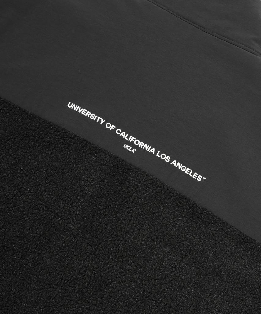 Ucla Unisex Color Block Fleece Jacket [Black] (Uaauj13)