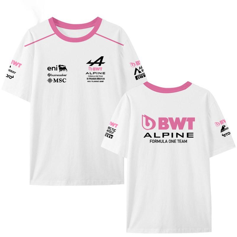 Alpine F1 Team 2026 Fan T-Shirt Mens Short Sleeve Quick Dry Breathable Cotton Blend Casual Tee