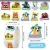100 Cute Cartoon Animal Graffiti Stickers - Waterproof, DIY for Suitcases & Phone Cases