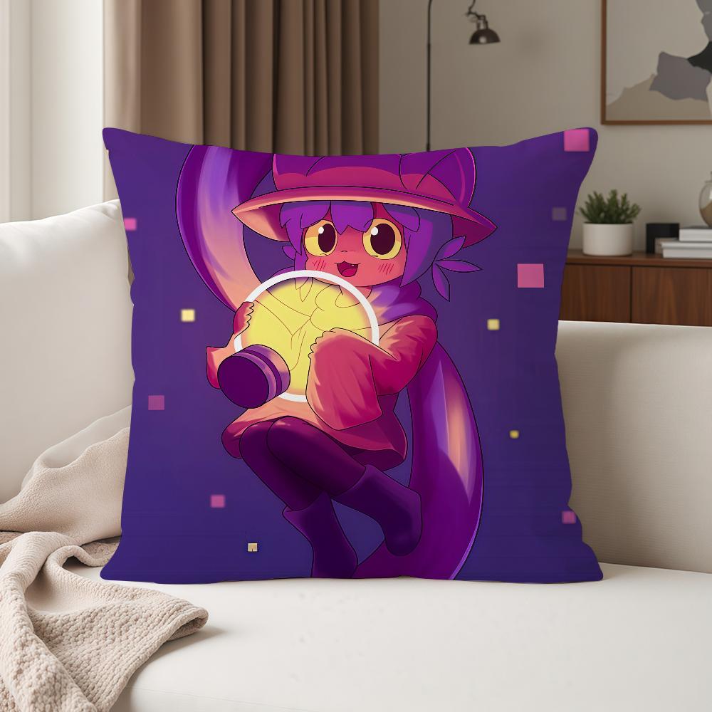 Cute Game OOneshot Niko Pillow Case Suitable For Bedrooms Living Rooms Cars Home Decoration
