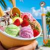 Premium Edelstahl Obstschnitzset, Melonenkugelausstecher Löffel Messerset für Wassermelone, Erdbeere, Ananas Schneiden und Schnitzen