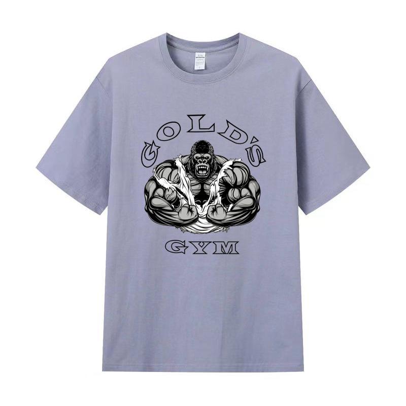 Tricou de vară pentru bărbați Tricou imprimat cu mâneci scurte din bumbac de înaltă calitate Tricou pentru femei Cămașă sport la modă Top de jogging casual