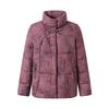 Stylish Winter Down Jacket for Older Women - Thick Warm Chinese Style Tang Suit