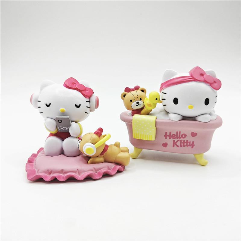 Kidrobot Kitty Cat Holiday Figure With Abs Material For Collectors And Play