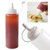 Condiment Squeeze Bottles Plastic Multipurpose Squirt Bottles Dishwasher-Safe for Syrup/Ketchup/Sauces/Dressing/Oil/Honey