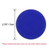 Wisdompro Car Non-Slip Coaster Drink Holder Cup Mat Vinyl Anti-Slip Vibration Proof Round 70mm Diameter 4pcs Blue
