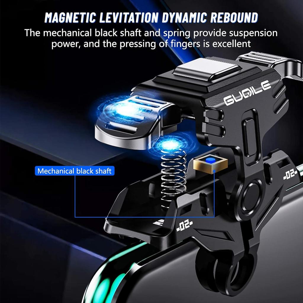 For PUBG Mobile Game Controller Trigger, Upgrade Version PUBG Mobile Game Trigger Double Sensitive Aim & Shoot Keys Buttons for Rules of