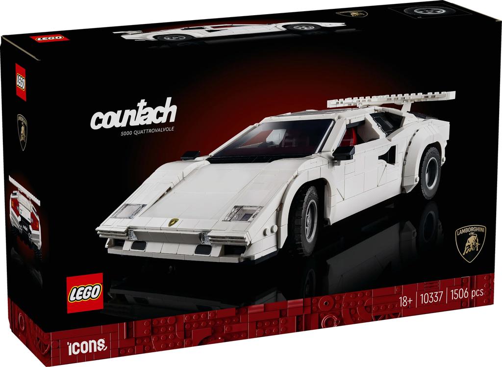 LEGO Icon Lamborghini Countach 5000 Quattrovalvole 10337 (Ages 18+)