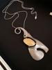 Stainless Steel Elephant Pendant Necklace Cool Style Collarbone Chain Charming Bag Pendant Sweater Chain