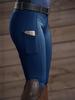 2025 Spring/Summer Women's Equestrian-Inspired Elastic Hip-Lift Casual Pants