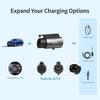 For Tesla To J1772 Adapter With Security Lock, Max 80A 250V Silver Plated NACS To J1772 Adapter For Level 2 EV Charging, Fits Tesla