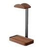 Solid Wood Headphone Stand with Base Storage - E-sports Gaming Hanger