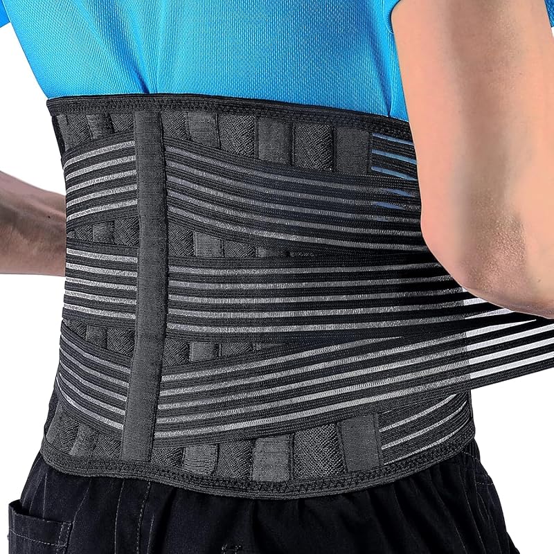 

MLYSERA For lower back Support belt [orthopedic certified quality] waist supporter Strong support fixed waist corset I can t get stuffy light For